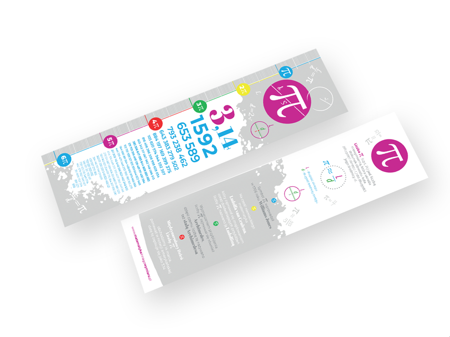 Zak�adka do ksi��ek "Pi" - Pakiet S (10 szt.)