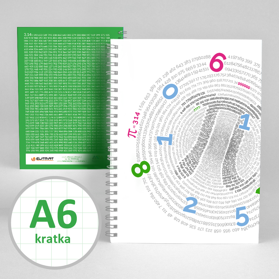 Notes spiralowany A6 50 kartek (wz�r C)