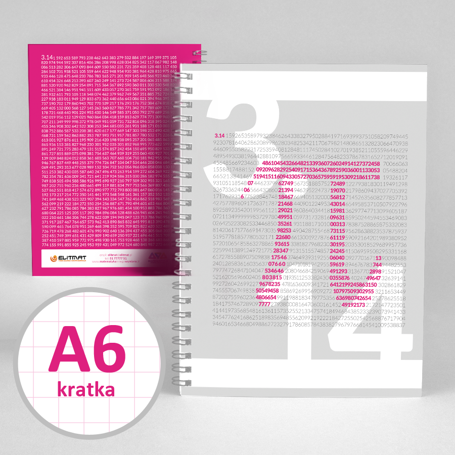 Notes spiralowany A6 50 kartek (wz�r A)