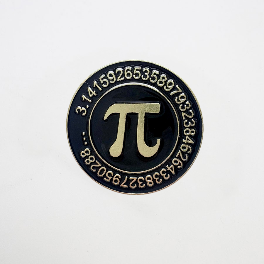 Przypinka "Liczba Pi - rozwini�cie dziesi�tne"