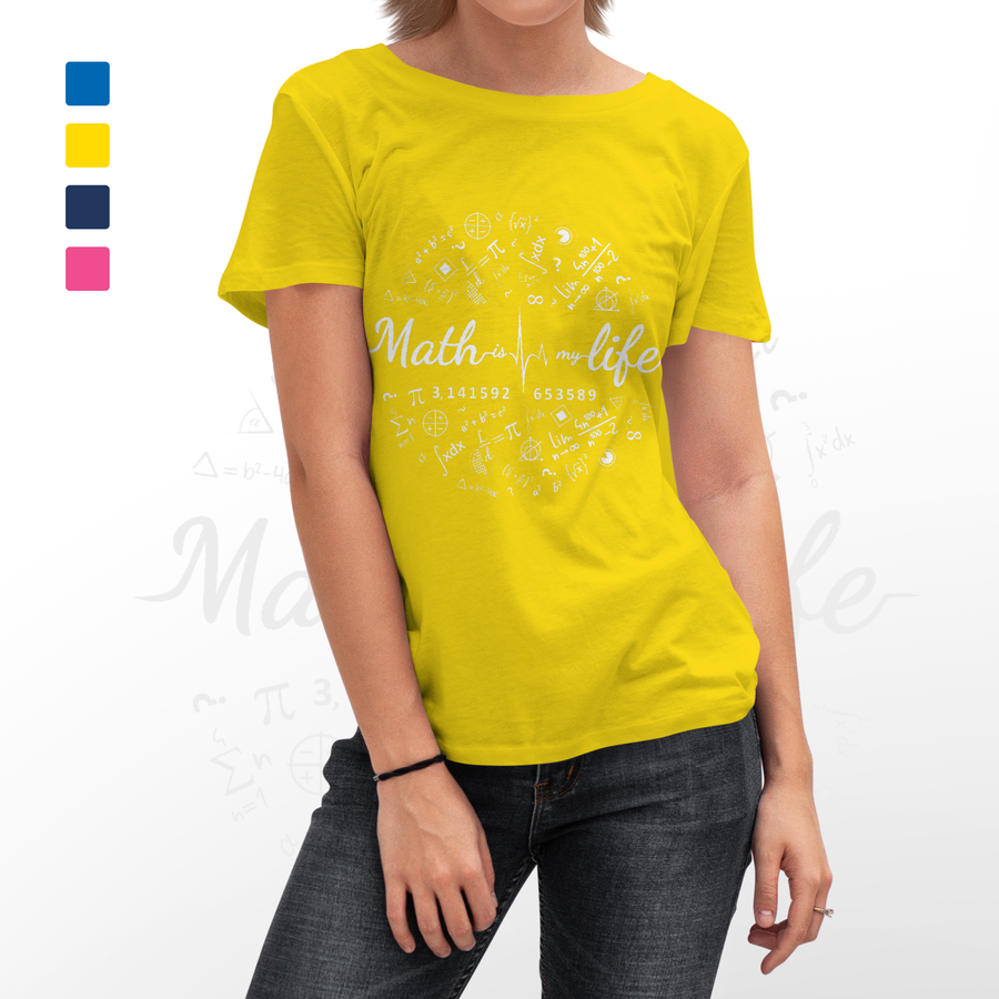 KOSZULKA DAMSKA "Math is my life", rozmiar: XL (ta)